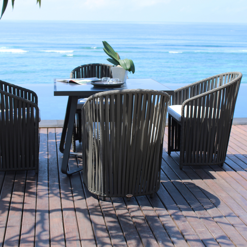 Skyline Design Milano & Horizon 4 - Seat Dining Set