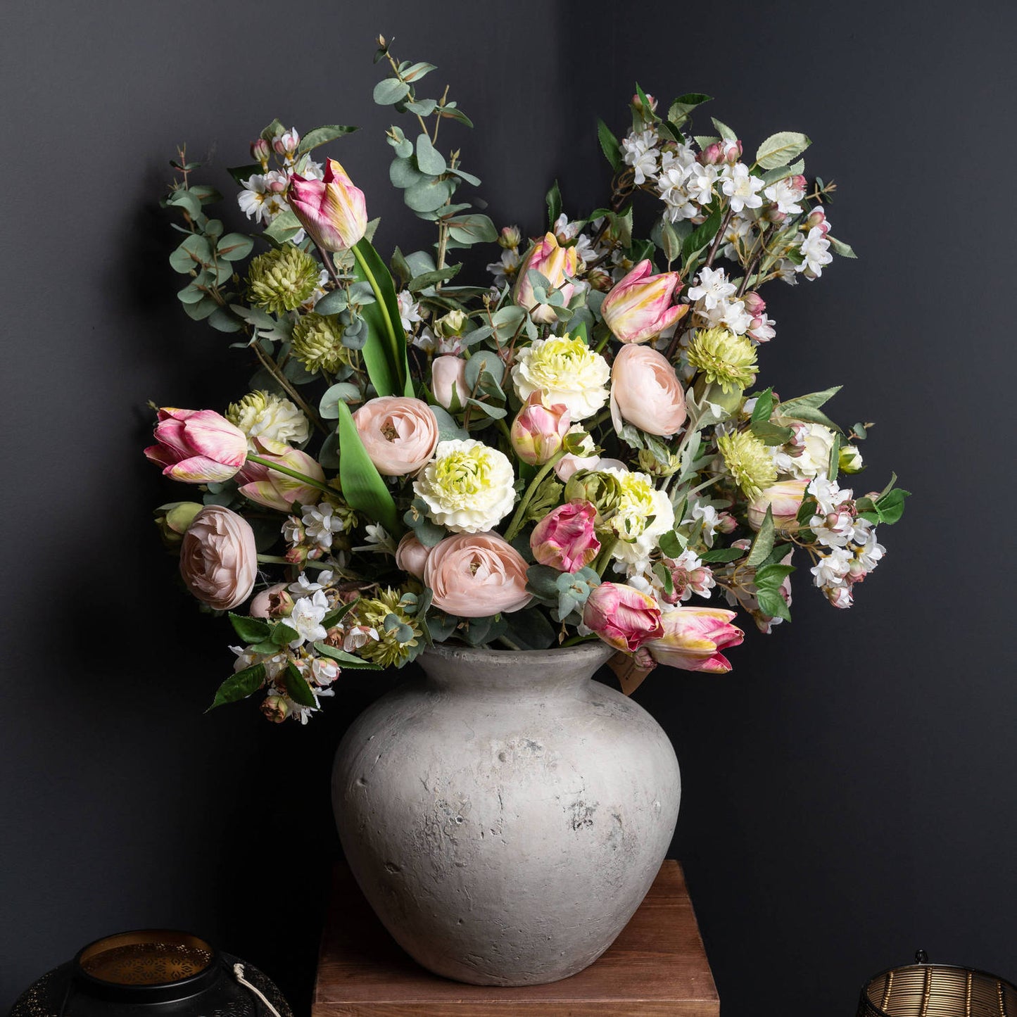 Darcy Antique White Vase By Hill Interiors