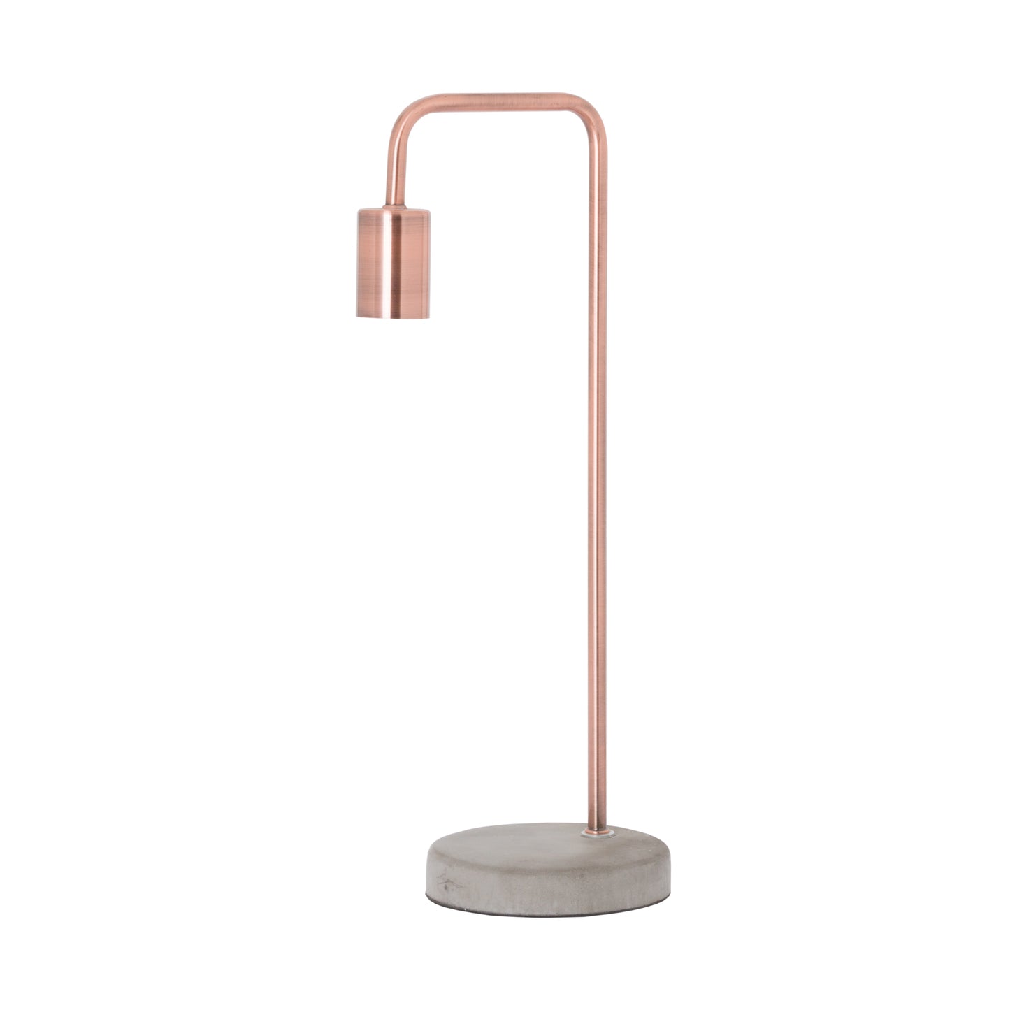Copper Industrial Lamp With Stone Base - LuxmeLounge