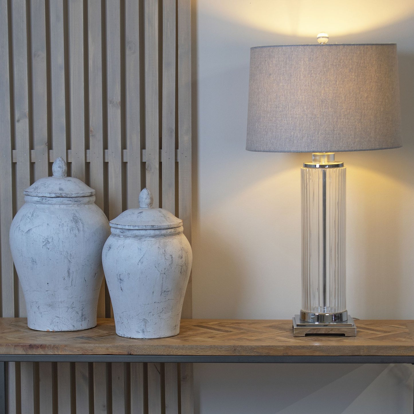 Bloomville Stone Ginger Jar By Hill Interiors