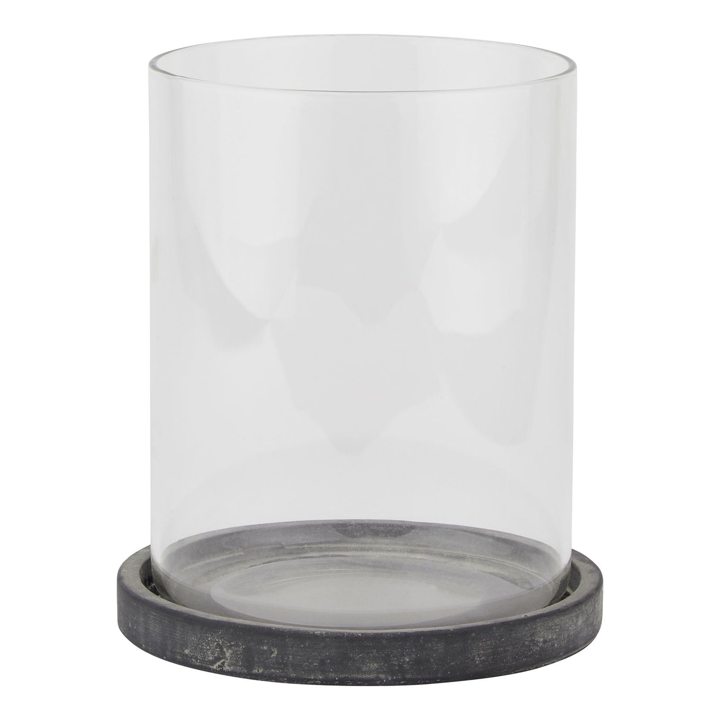 Amalfi Grey Large Hurricane Lantern - LuxmeLounge