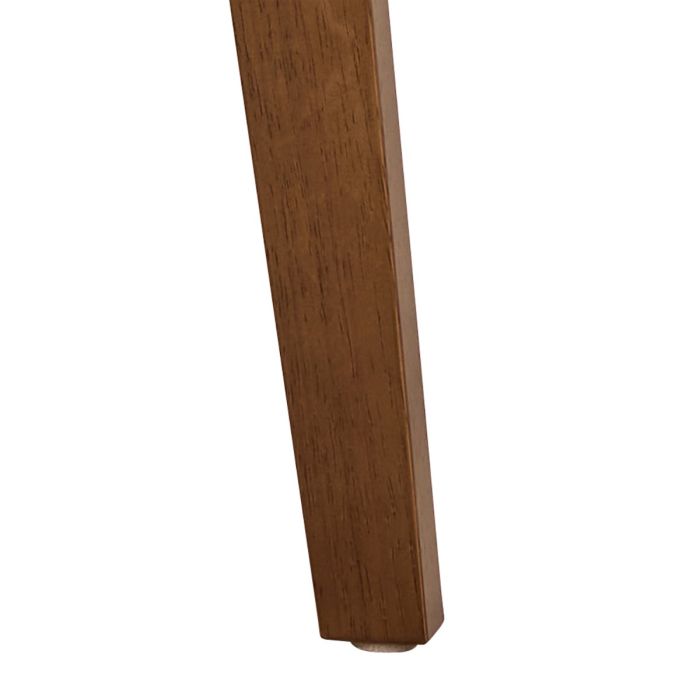 Wooden leg on a white background