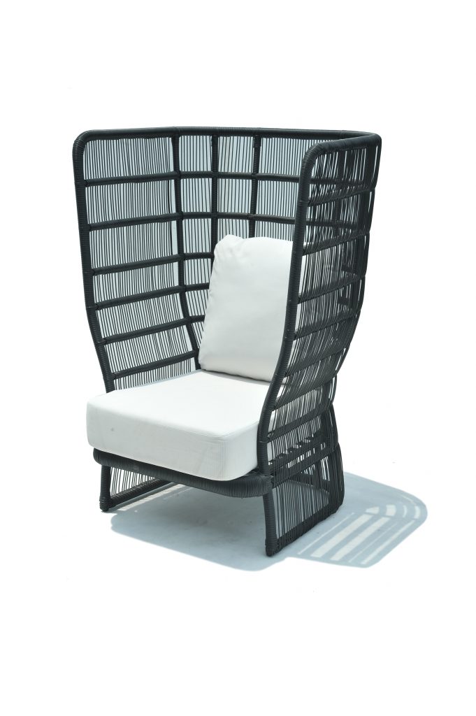 Black Spa Armchair Duo & Coffee Table By Skyline Design