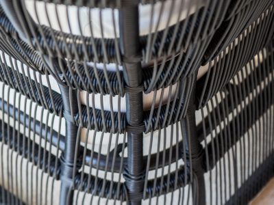 Black Spa Armchair Duo & Coffee Table By Skyline Design