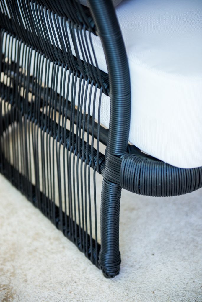 Black Spa Armchair Duo & Coffee Table By Skyline Design