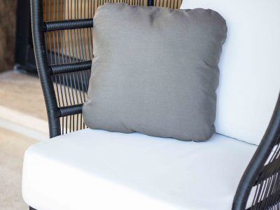 Black Spa Armchair Duo & Coffee Table By Skyline Design