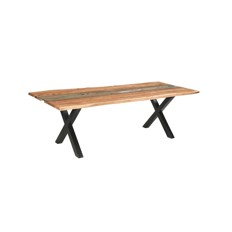 Live Edge Collection Large River Dining Table