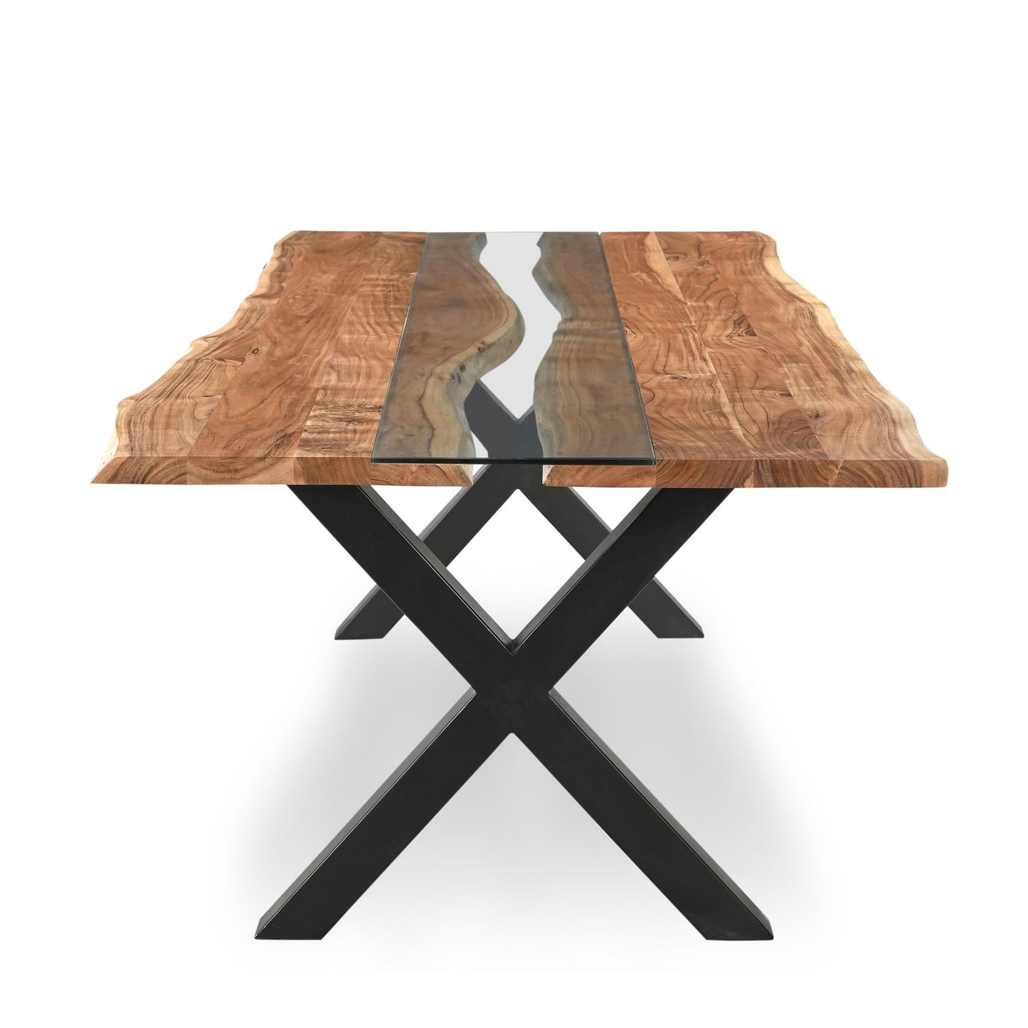 Live Edge Collection Large River Dining Table - LuxmeLounge