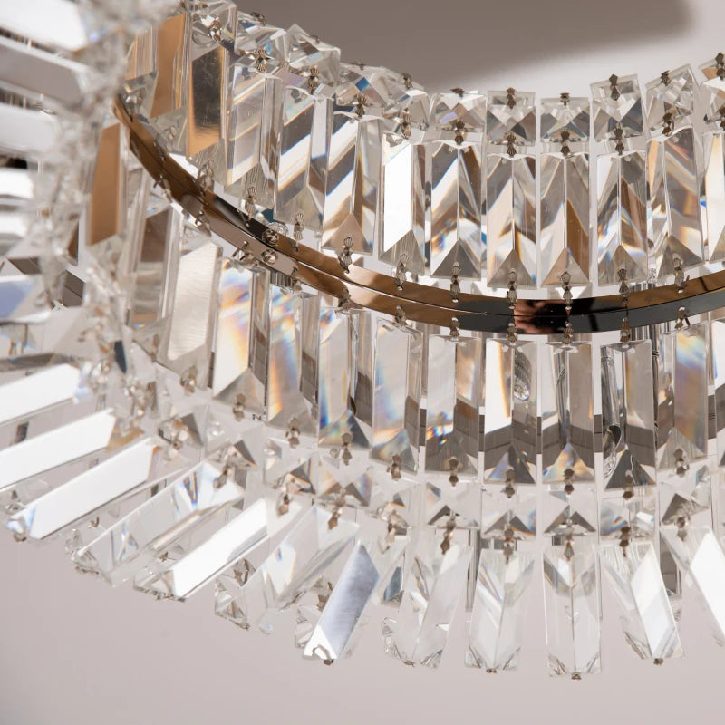 HOMCOM Luna Crystal Droplet Ceiling Light