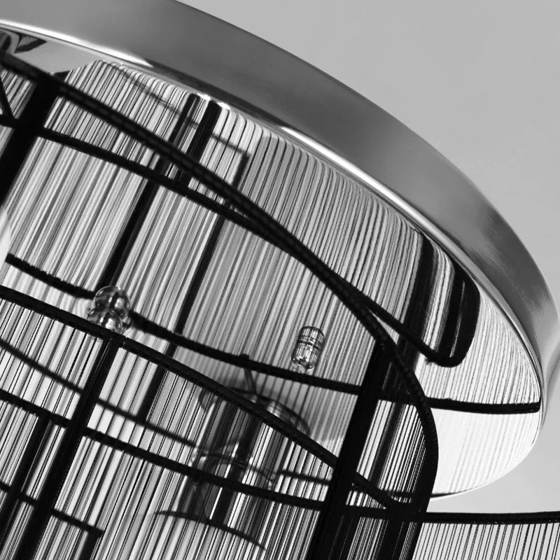 HOMCOM Nova Twin Shade Ceiling Light