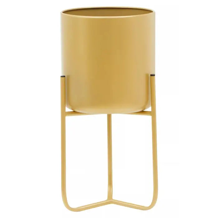 Avento Gold Finish Floor Planter - LuxmeLounge - [vendor_name]