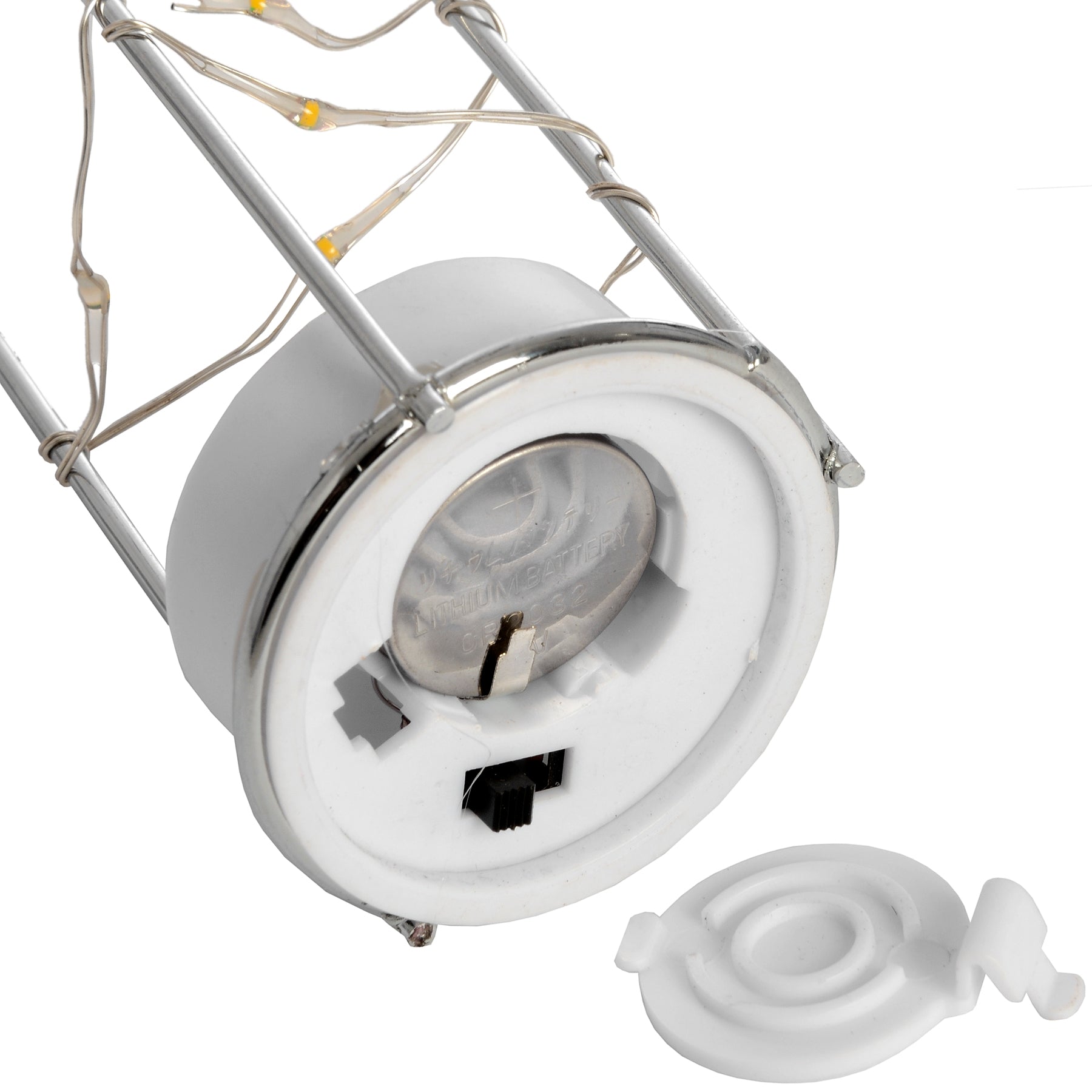 Frosted Grey Glass Lantern with Rope Detail and LED - LuxmeLounge