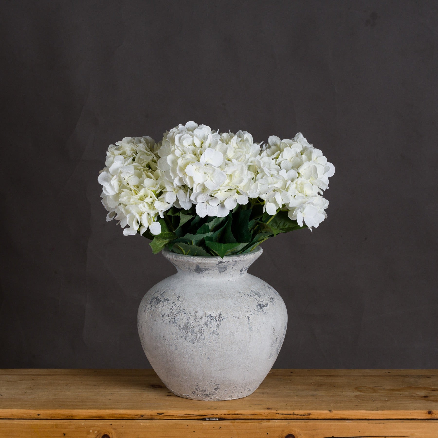Darcy Antique White Vase By Hill Interiors