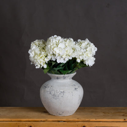 Darcy Antique White Vase By Hill Interiors