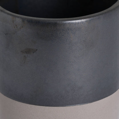 Metallic Grey Ceramic Planter - LuxmeLounge - [vendor_name]