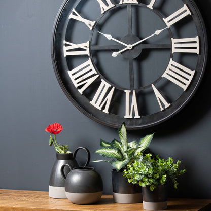 Metallic Grey Ceramic Planter - LuxmeLounge - [vendor_name]