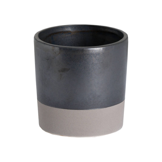 Metallic Grey Ceramic Planter - LuxmeLounge - [vendor_name]