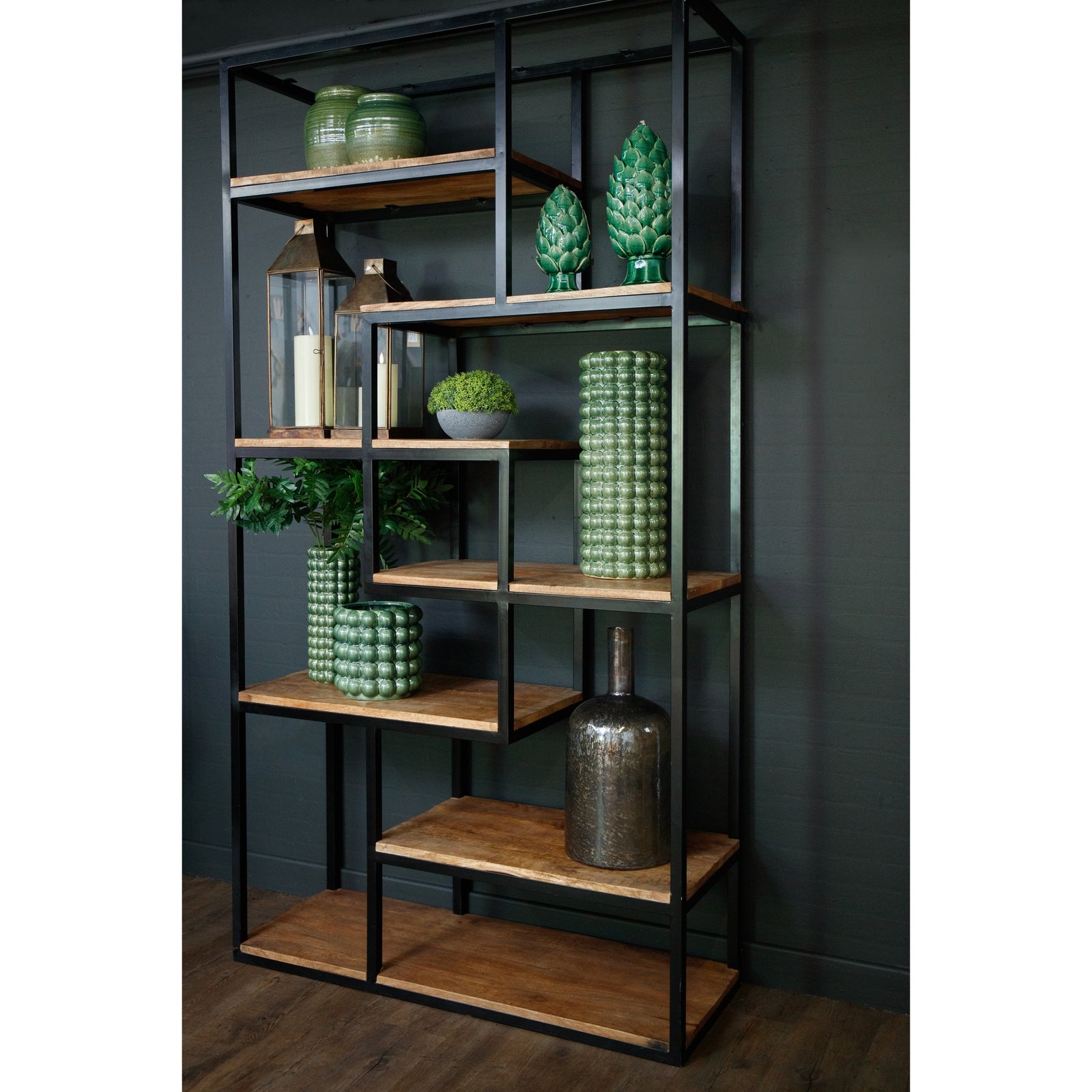 Multi Shelf Industrial Shelf Unit - LuxmeLounge