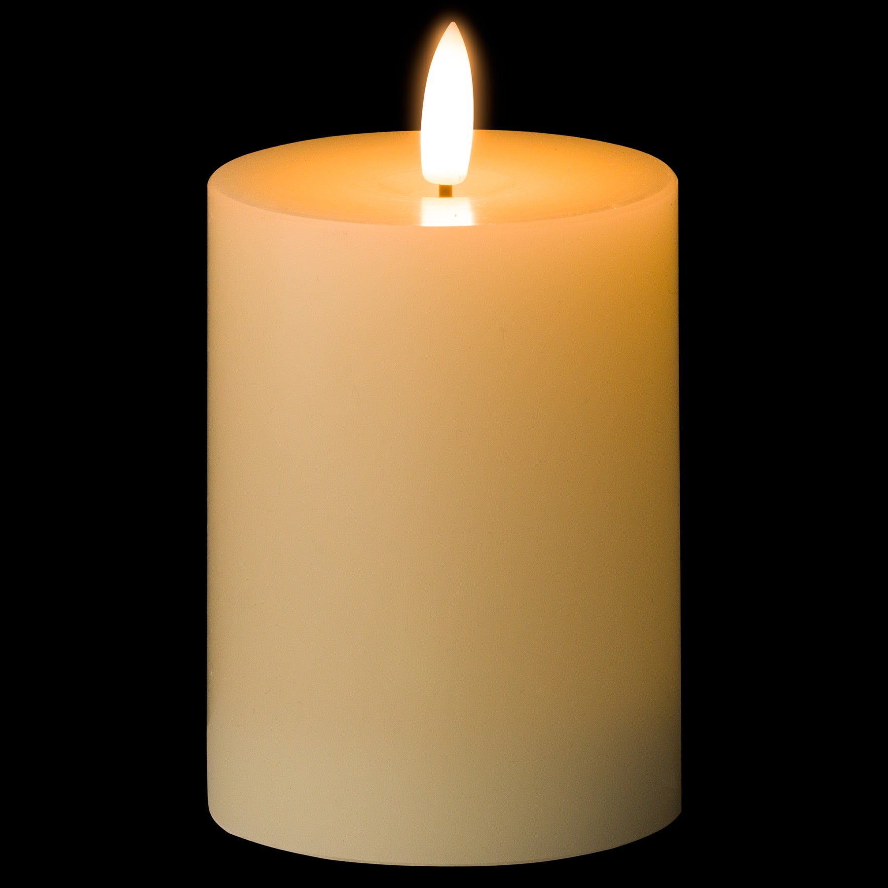 Luxe Collection Natural Glow 3 x 4 LED Cream Candle - LuxmeLounge - [vendor_name]