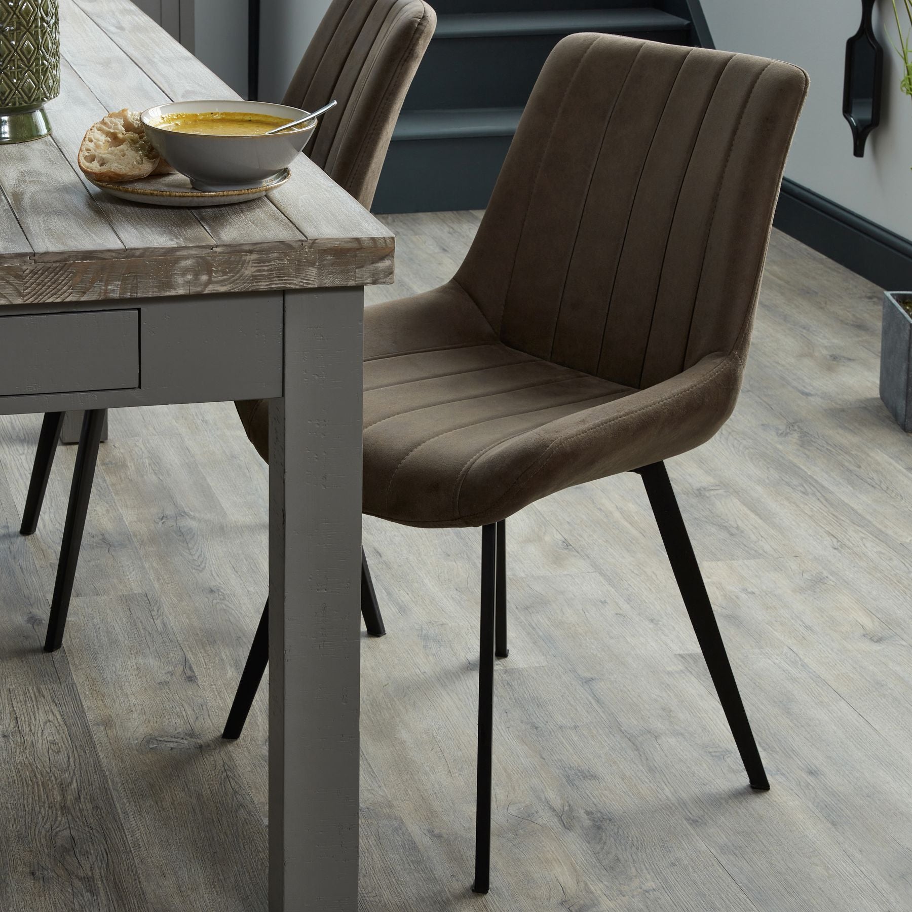 Malmo Coffee Dining Chair - LuxmeLounge