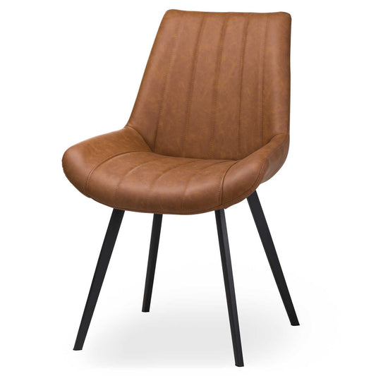 Malmo Tan Dining Chair - LuxmeLounge