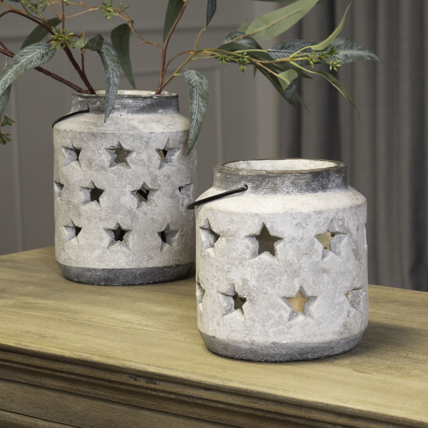 Bloomville Stone Star Lantern - LuxmeLounge - [vendor_name]
