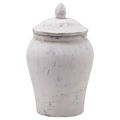 Bloomville Stone Ginger Jar By Hill Interiors