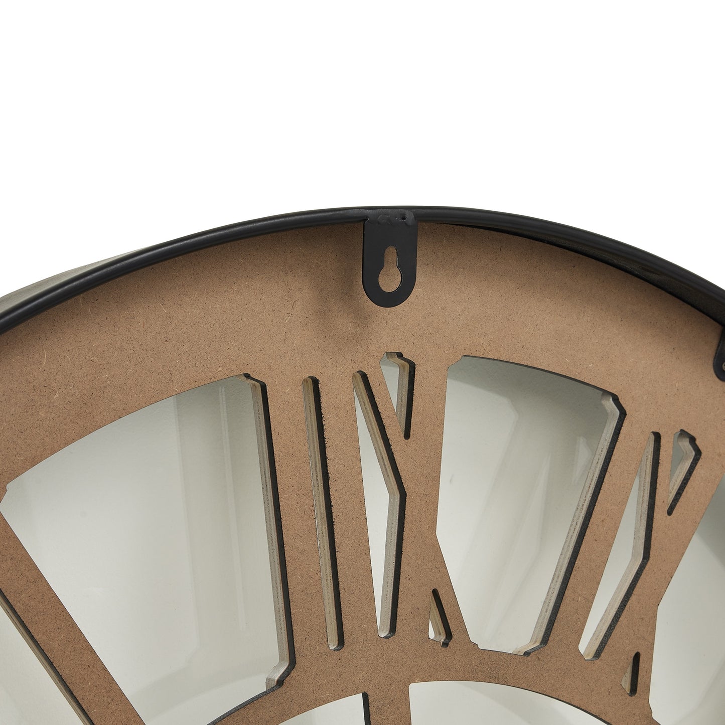 80cm Black Skeleton Wall Clock