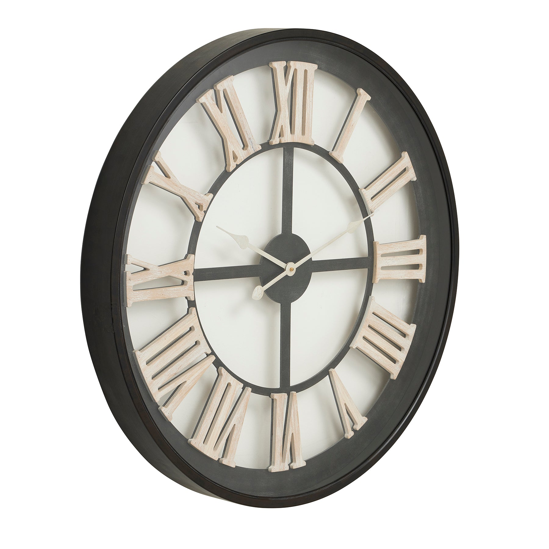 80cm Black Skeleton Wall Clock