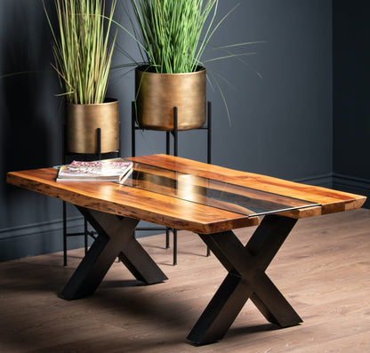 Live Edge Collection River Coffee Table - LuxmeLounge
