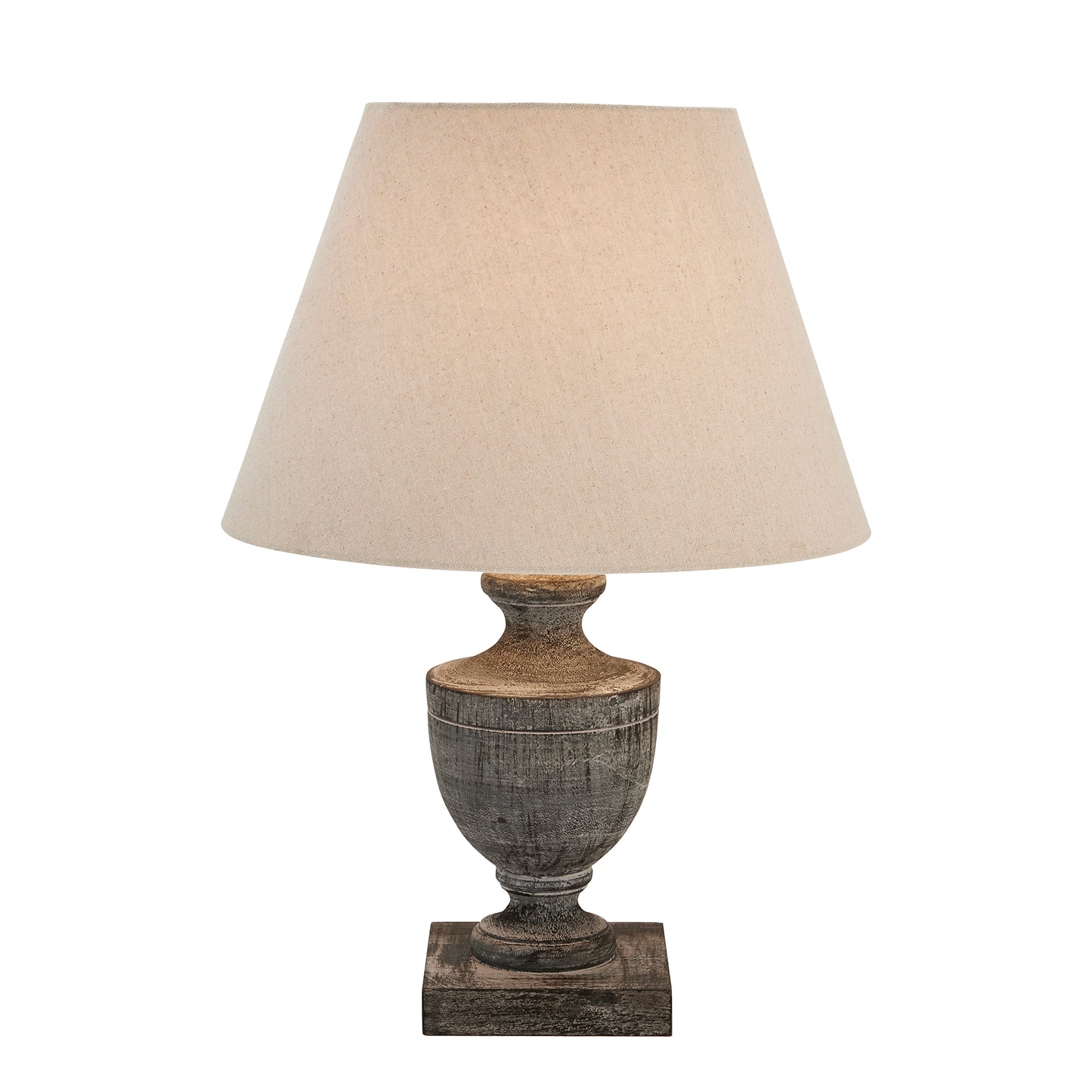 Incia Urn Wooden Table Lamp - LuxmeLounge