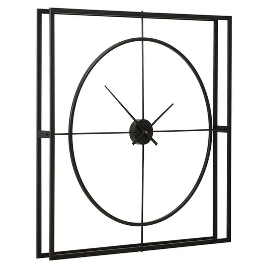 Trinity Black Finish Wall Clock - LuxmeLounge - [vendor_name]