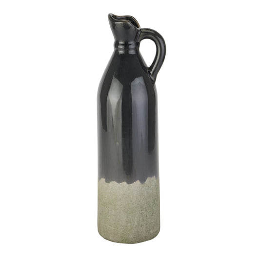 Decorative Tall Navy Stoneware Jug - LuxmeLounge - [vendor_name]