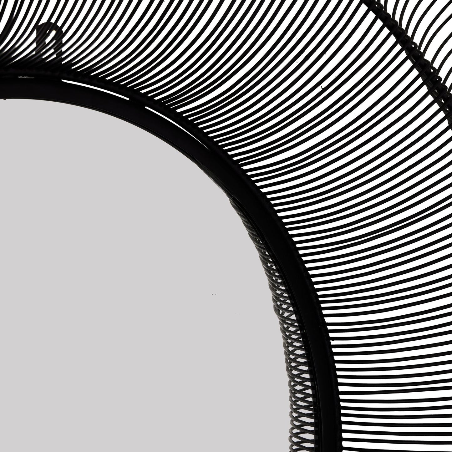 Chico Black  Wire Mirror