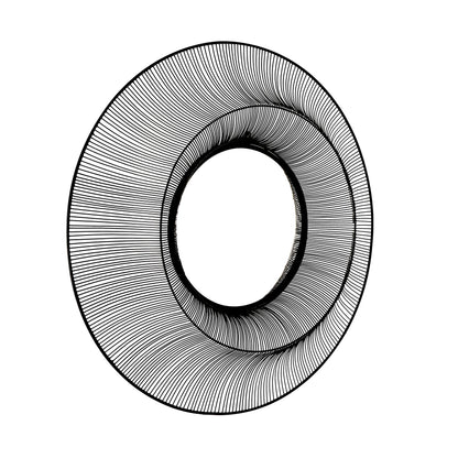 Chico Black  Wire Mirror