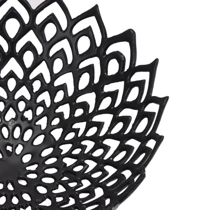 Black Cast Lattice Bowl Medium