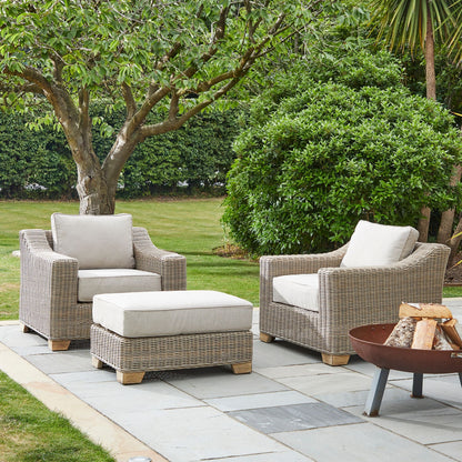Capri Collection Outdoor Foot Stool - LuxmeLounge