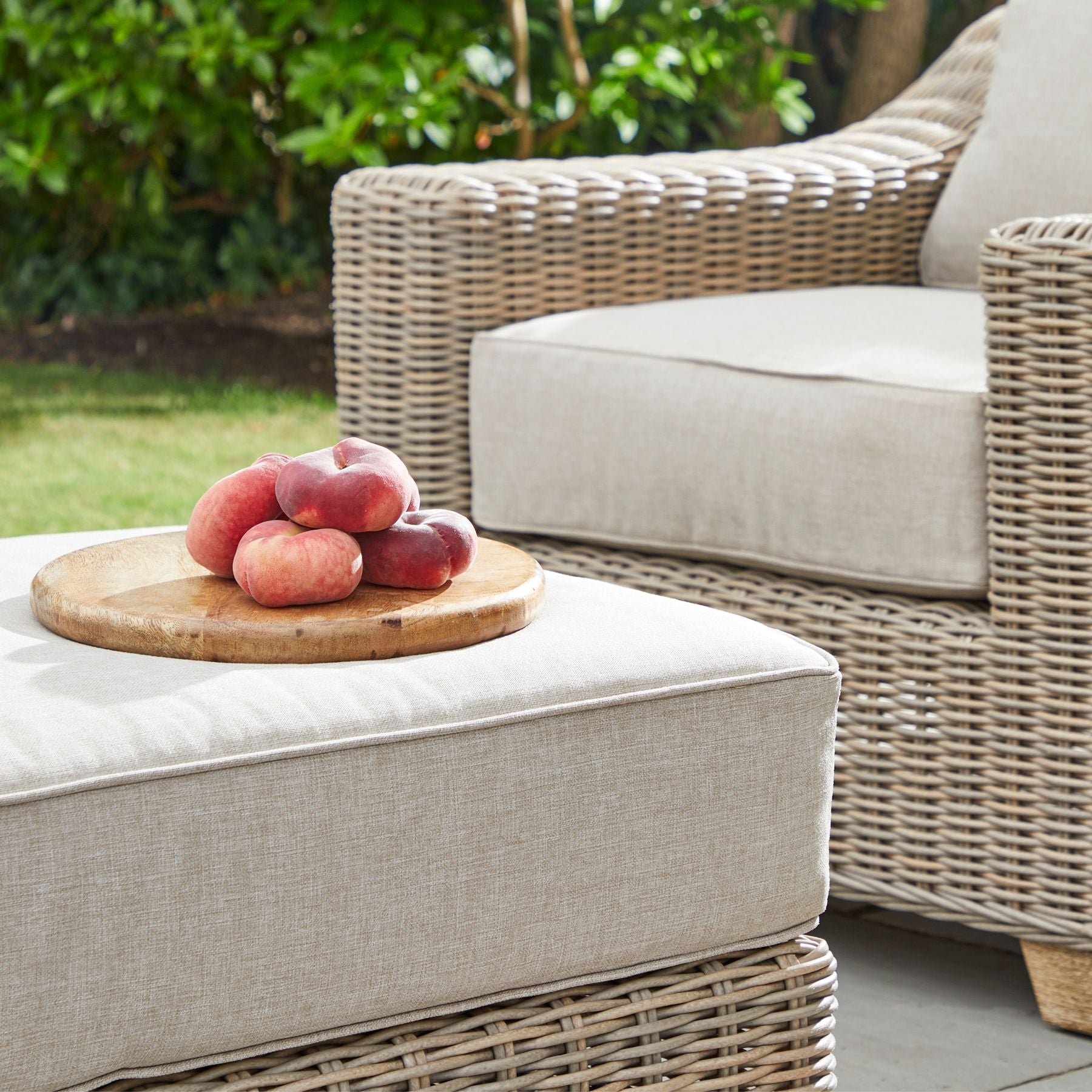 Capri Collection Outdoor Foot Stool - LuxmeLounge