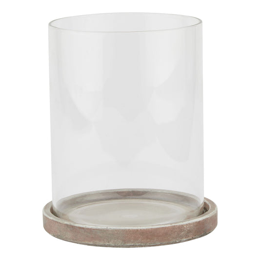 Siena Brown Large Hurricane Lantern - LuxmeLounge - [vendor_name]