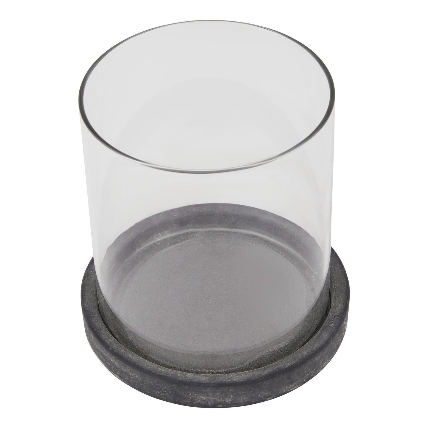 Amalfi Grey Hurricane Lantern - LuxmeLounge