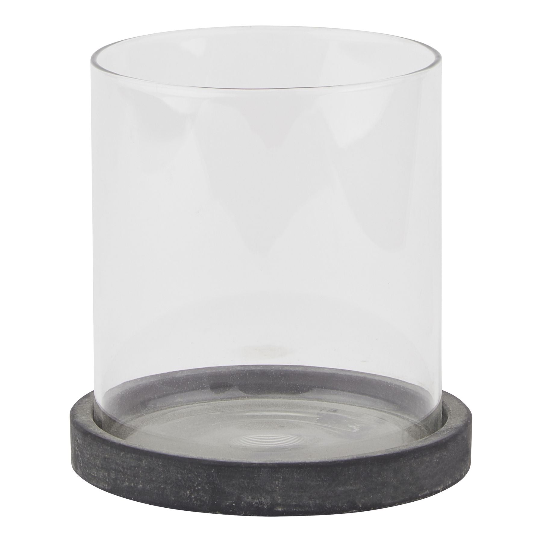 Amalfi Grey Hurricane Lantern - LuxmeLounge