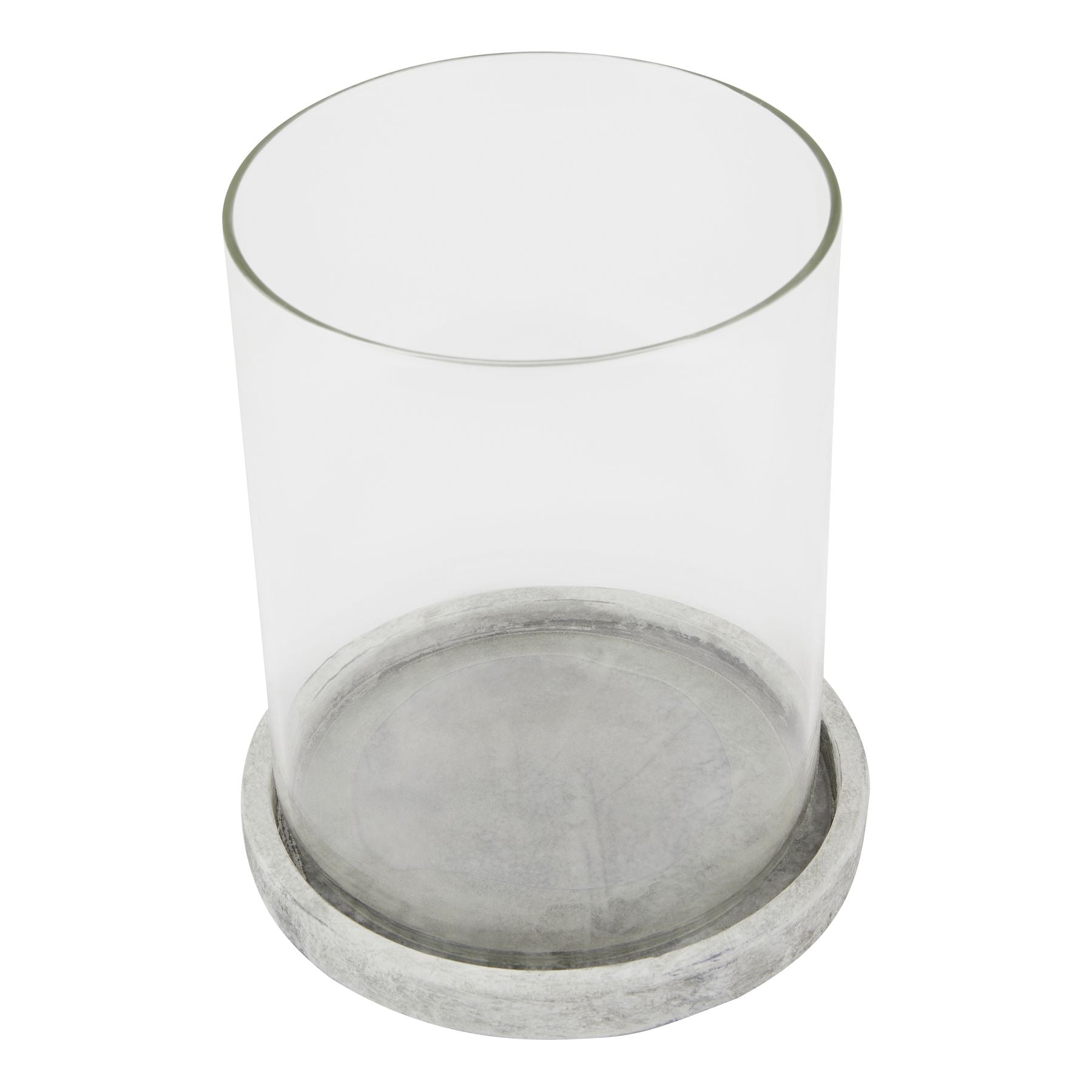 Athena Stone Large Hurricane Lantern - LuxmeLounge