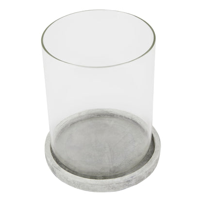 Athena Stone Large Hurricane Lantern - LuxmeLounge