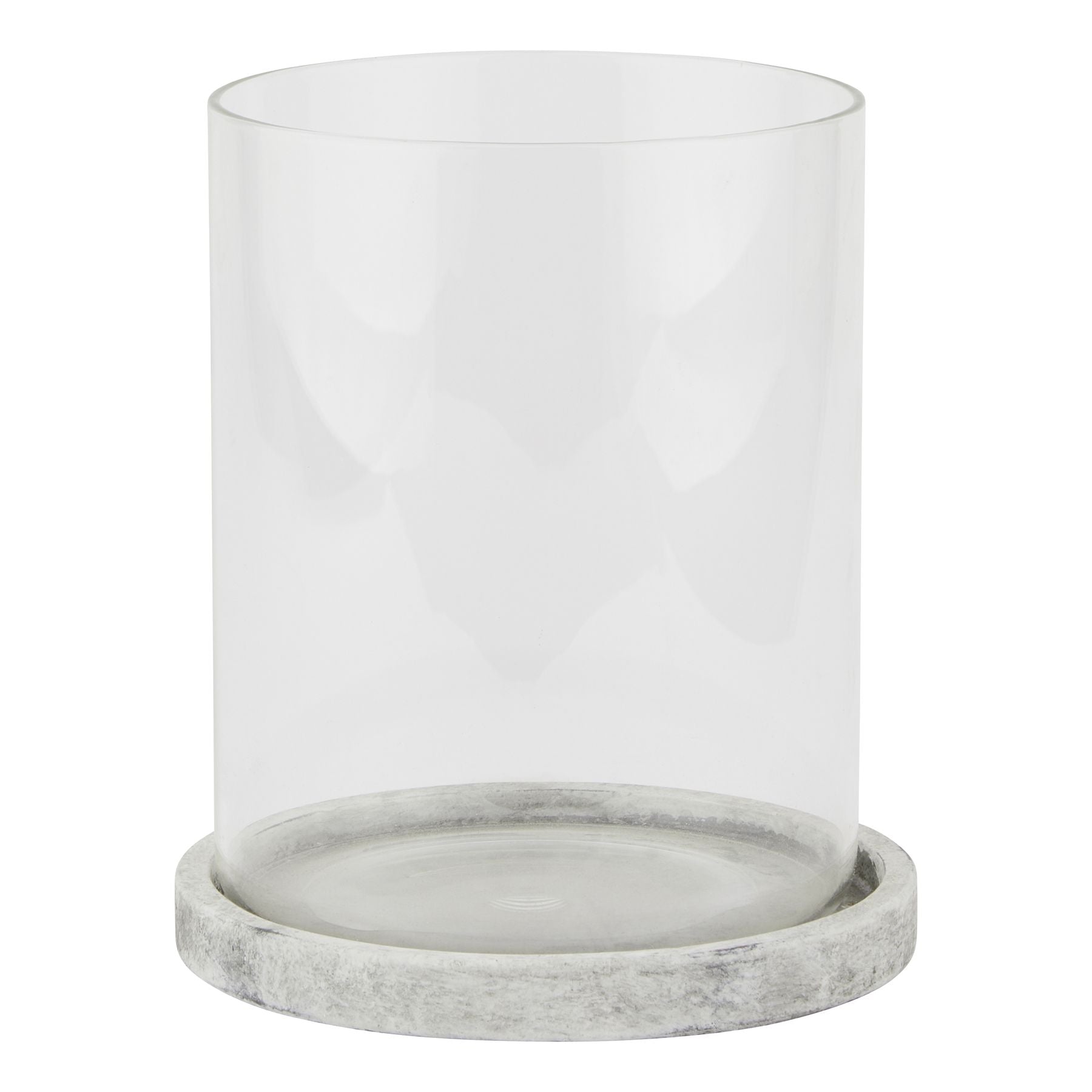 Athena Stone Large Hurricane Lantern - LuxmeLounge