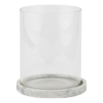 Athena Stone Large Hurricane Lantern - LuxmeLounge