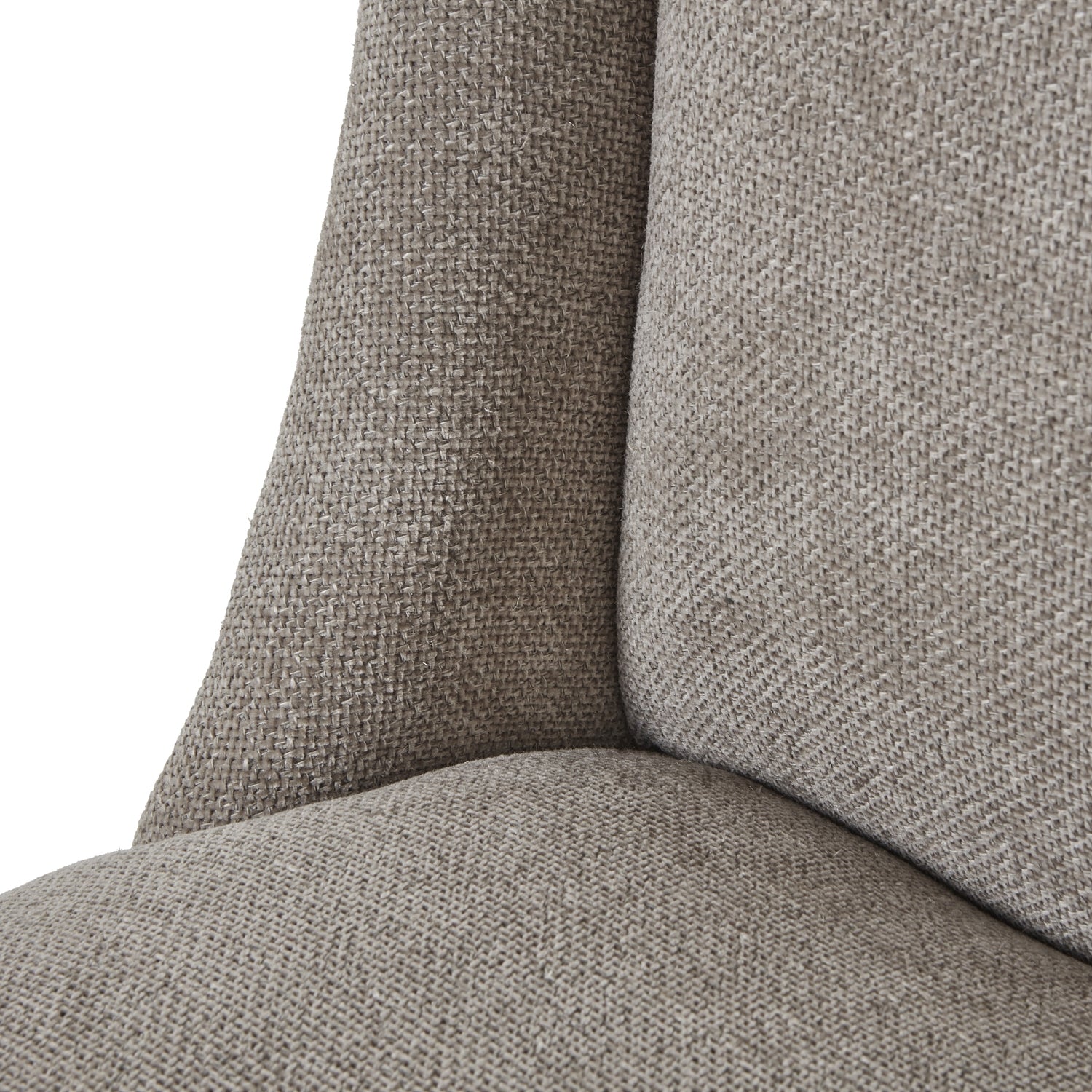 Crompton Woven Taupe Dining Chair - LuxmeLounge
