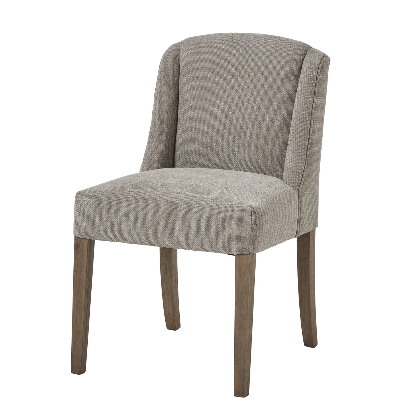 Crompton Woven Taupe Dining Chair - LuxmeLounge