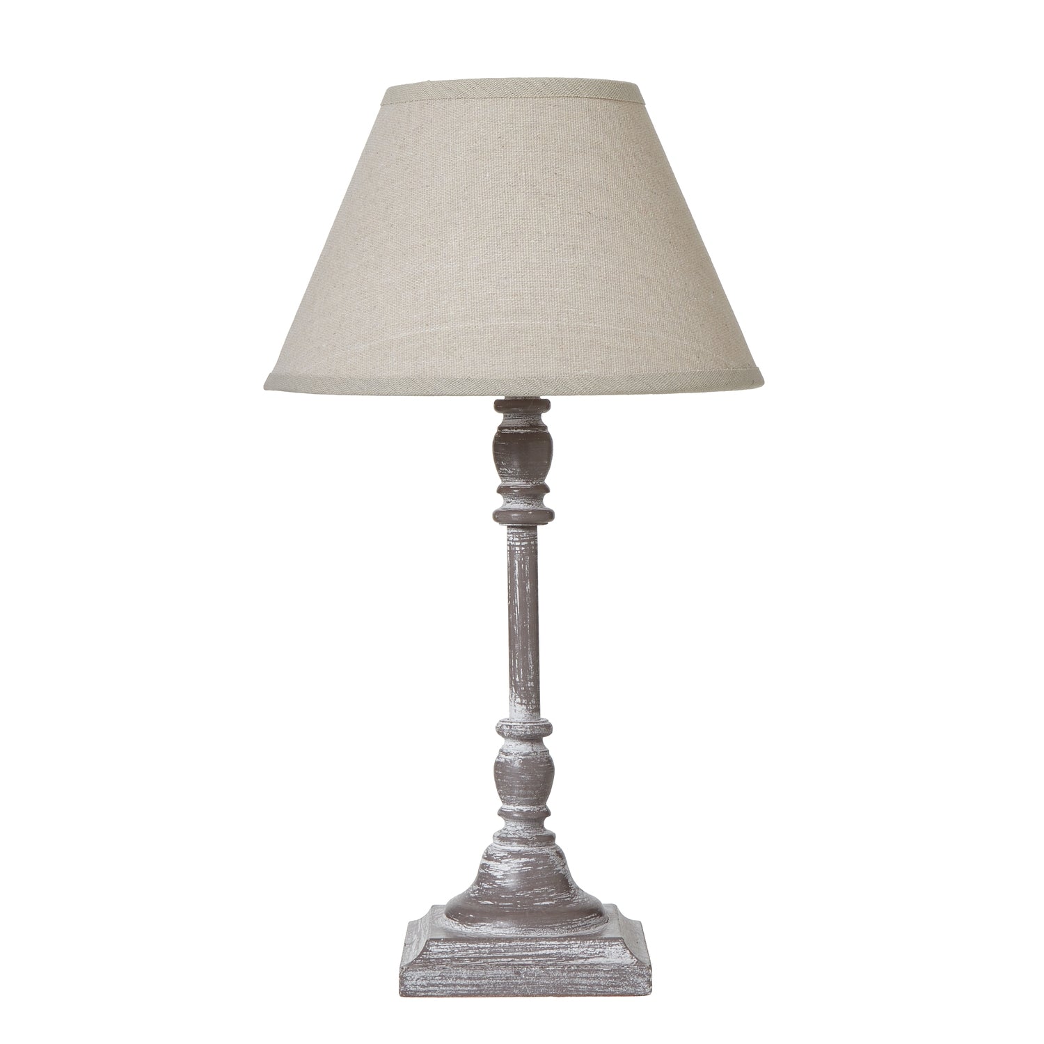 Antia Stem Table Lamp With Linen Shade - LuxmeLounge