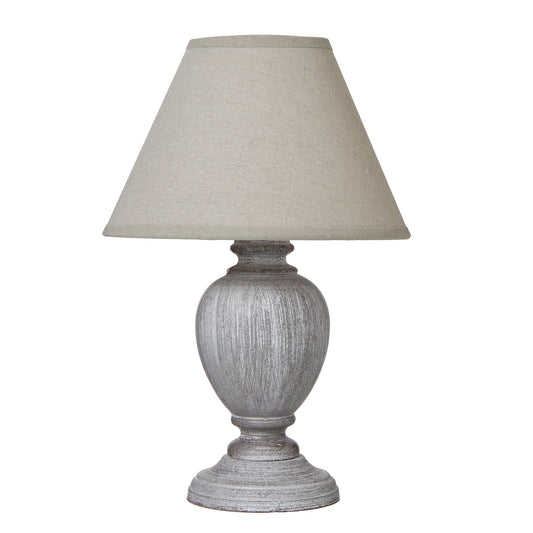 Otem Urn Table Lamp With Linen Shade - LuxmeLounge - [vendor_name]