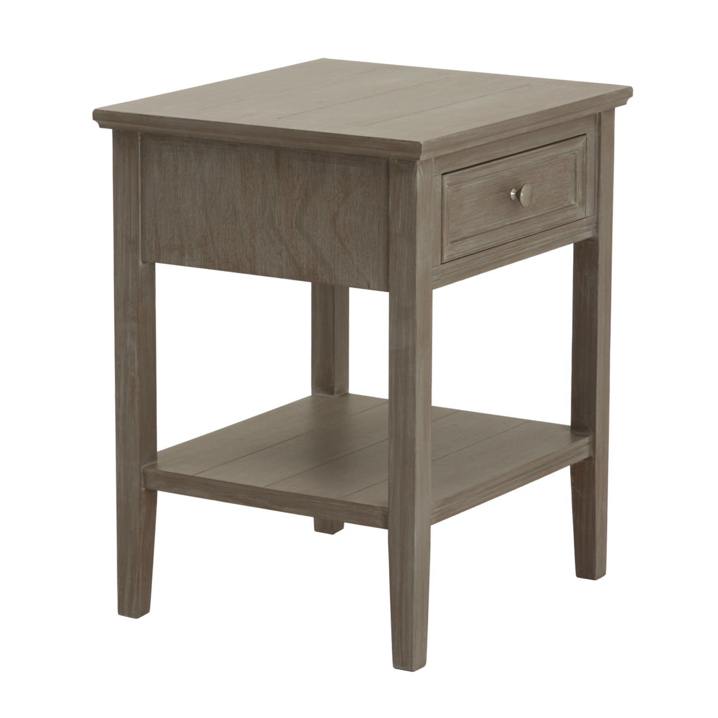 The Serene Collection One Drawer Side Table - LuxmeLounge